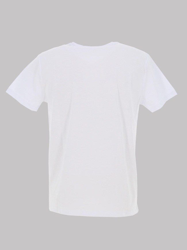 T-shirt manches courtes à motif blanc homme - Chabrand