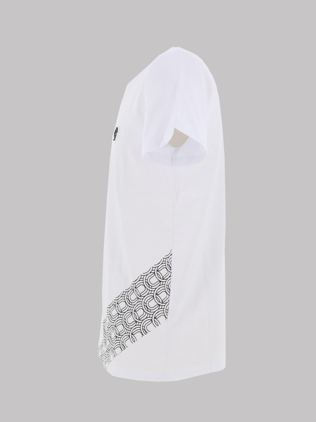 T-shirt manches courtes à motif blanc homme - Chabrand