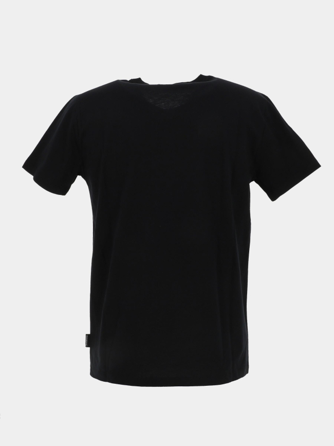 T-shirt manches courtes poche motif noir homme - Chabrand