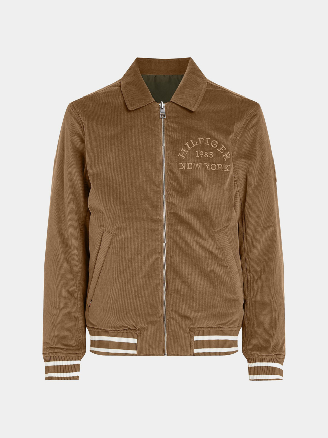 Veste bomber reversible corduroy marron homme - Tommy Hilfiger