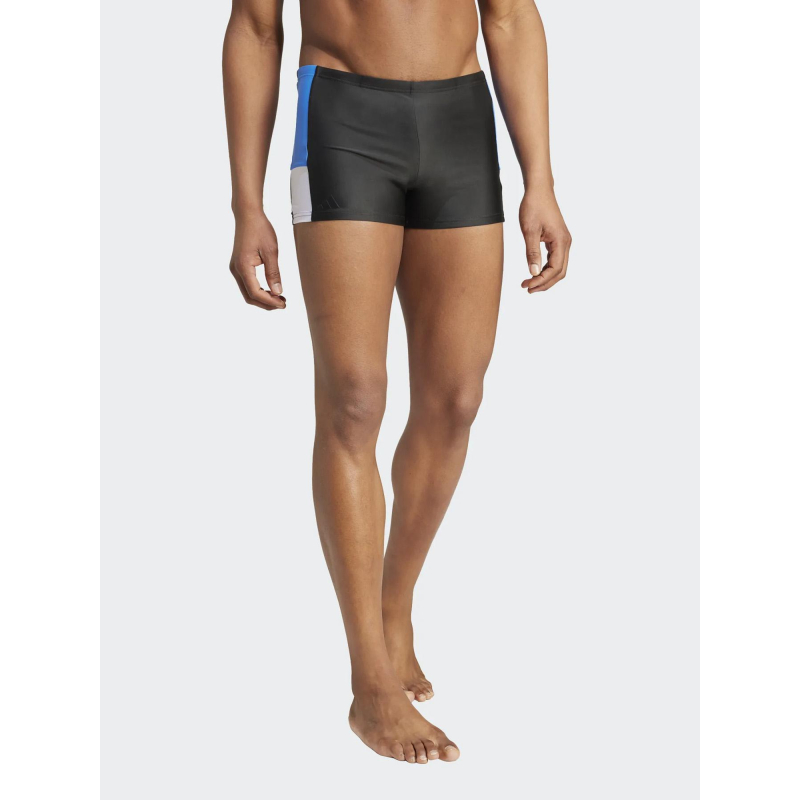 Maillot de bain block boxer noir bleu blanc  homme - Adidas