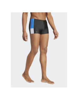 Maillot de bain block boxer noir bleu blanc  homme - Adidas