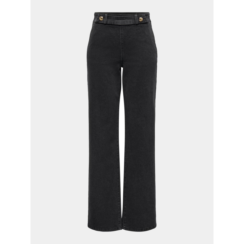 Jean wide geggo denim noir femme - JDY