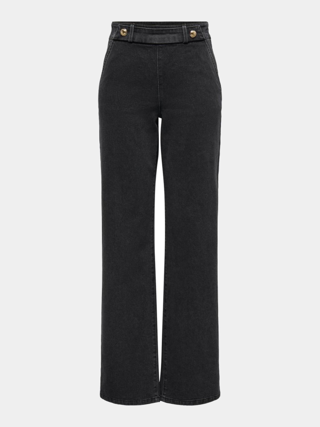 Jean wide geggo denim noir femme - JDY