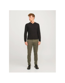 Pantalon chino slim fit marco arthur kaki homme - Jack & Jones