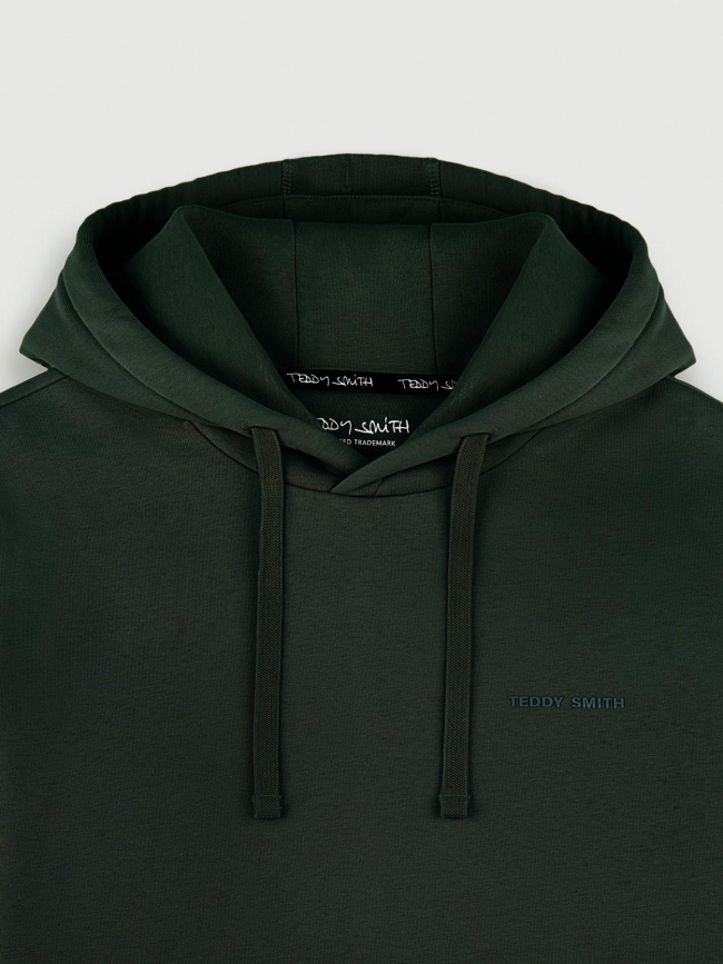 Sweat à capuche s-nark vert homme - Teddy Smith