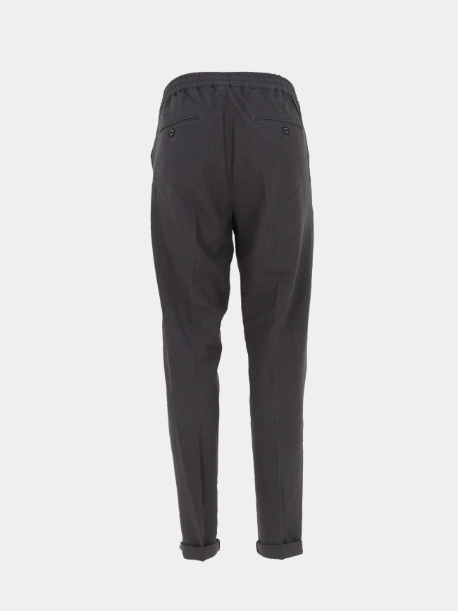 Pantalon taille élastique pywan 2 bistret gris homme - Teddy Smith