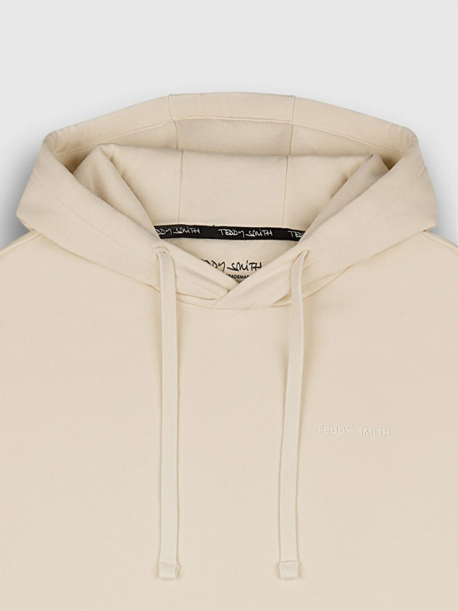 Sweat à capuche nark beige homme - Teddy Smith