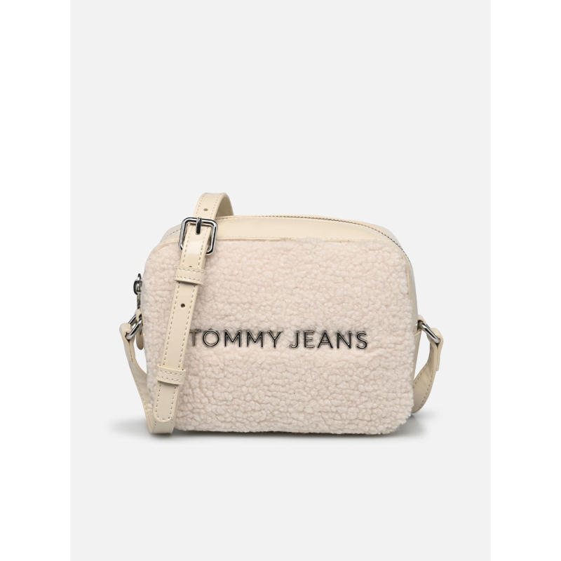 Sac bandoulière essential en sherpa blanc femme - Tommy Jeans