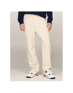 Pantalon skateur en velours côtelé blanc homme - Tommy Jeans