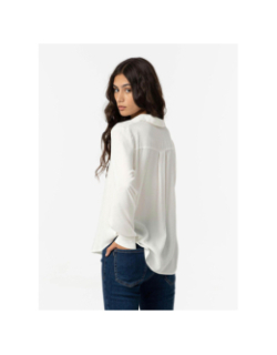 Blouse manhatan blanc brillant femme - Tiffosi