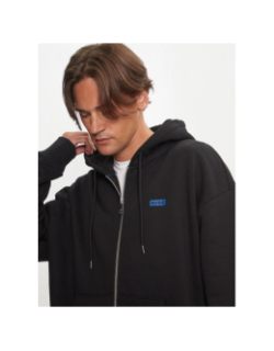 Sweat zippé avec capuche nardimez noir homme - Hugo