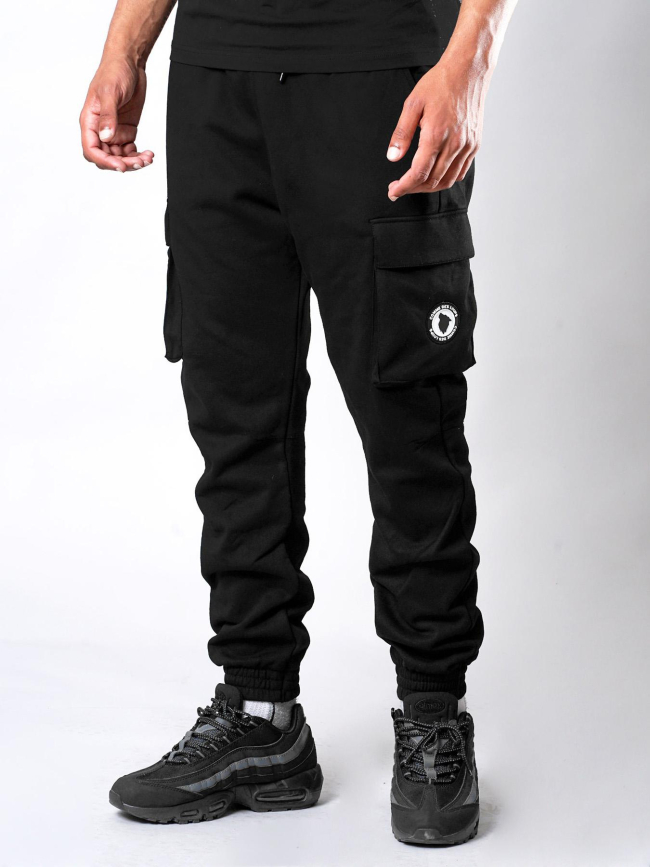 Pantalon jogging mexico cargo noir homme - Comme Des Loups