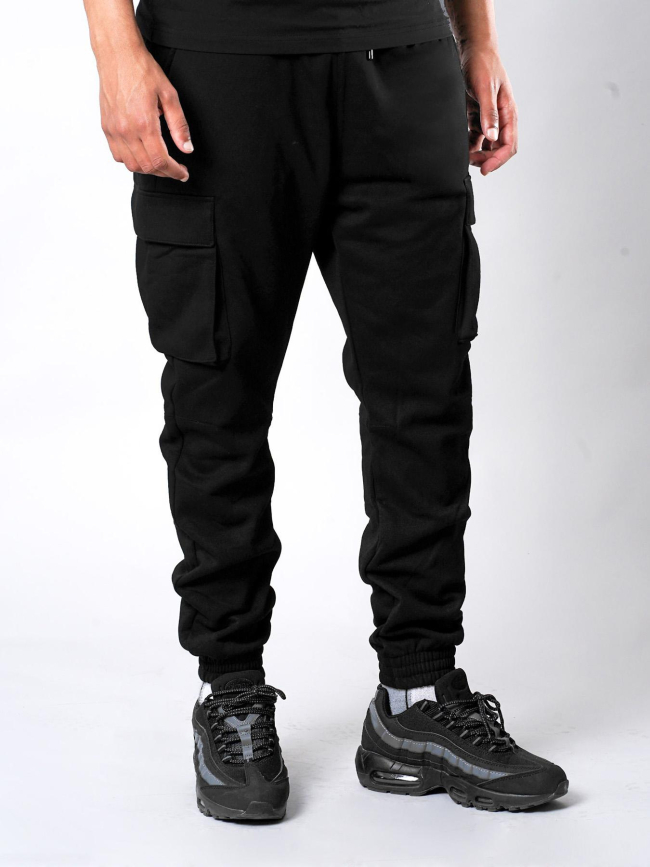 Pantalon jogging mexico cargo noir homme - Comme Des Loups