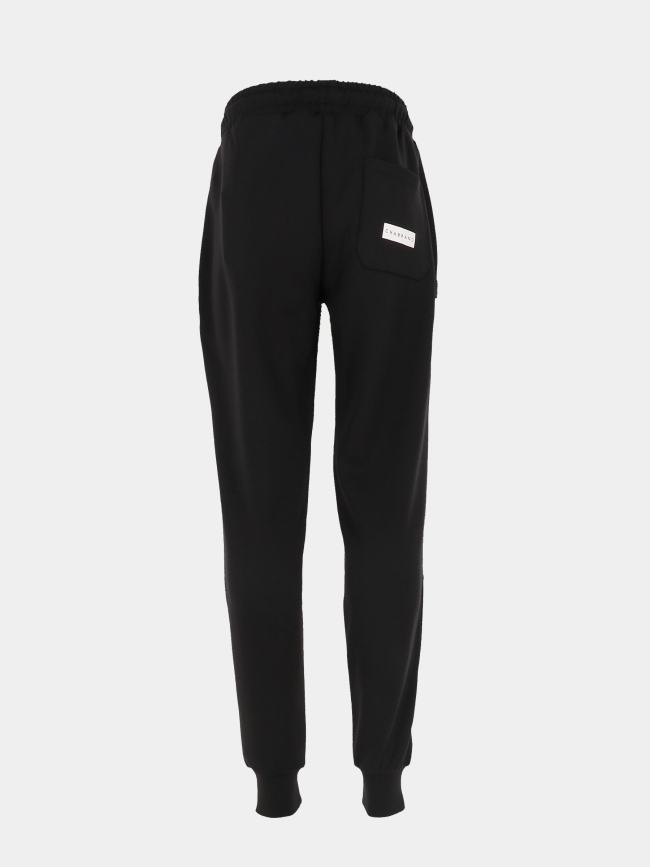 Pantalon jogging logo relief noir et vert homme - Chabrand