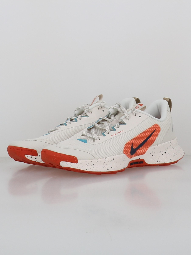 Chaussures de trail juniper 3 blanc et orange homme - Nike