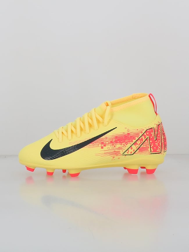 Chaussures de football superfly 10 km jaune enfant - Nike