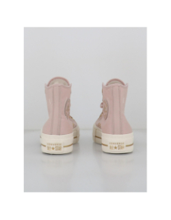 Baskets en toile plateforme flush stone rose femme - Converse