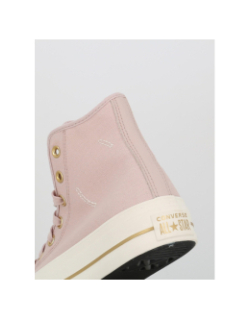 Baskets en toile plateforme flush stone rose femme - Converse