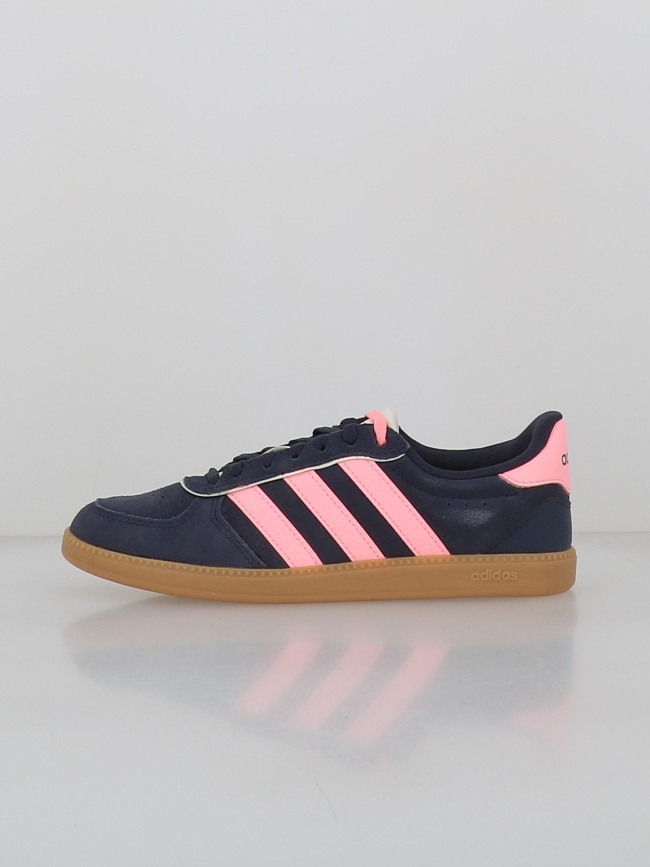 Baskets breaknet sleek suede bleu marine femme - Adidas