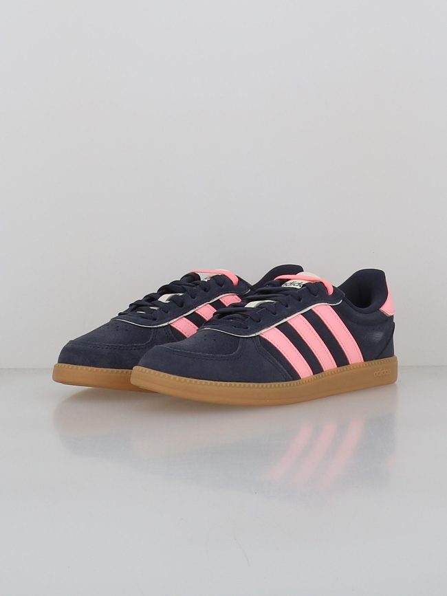 Baskets breaknet sleek suede bleu marine femme - Adidas