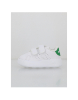 Baskets advantage bubblecomfy blanc et vert enfant - Adidas