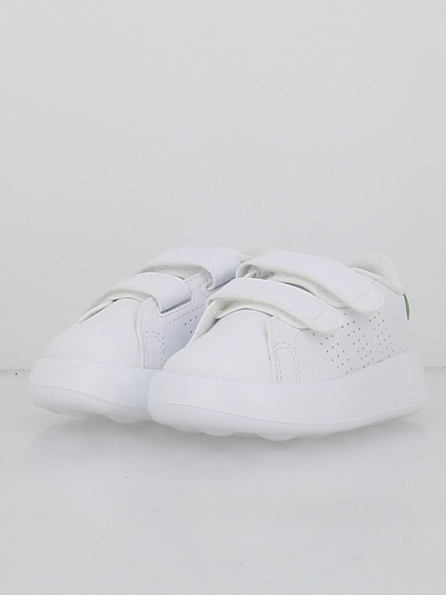 Baskets advantage bubblecomfy blanc et vert enfant - Adidas