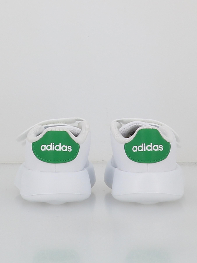 Baskets advantage bubblecomfy blanc et vert enfant - Adidas