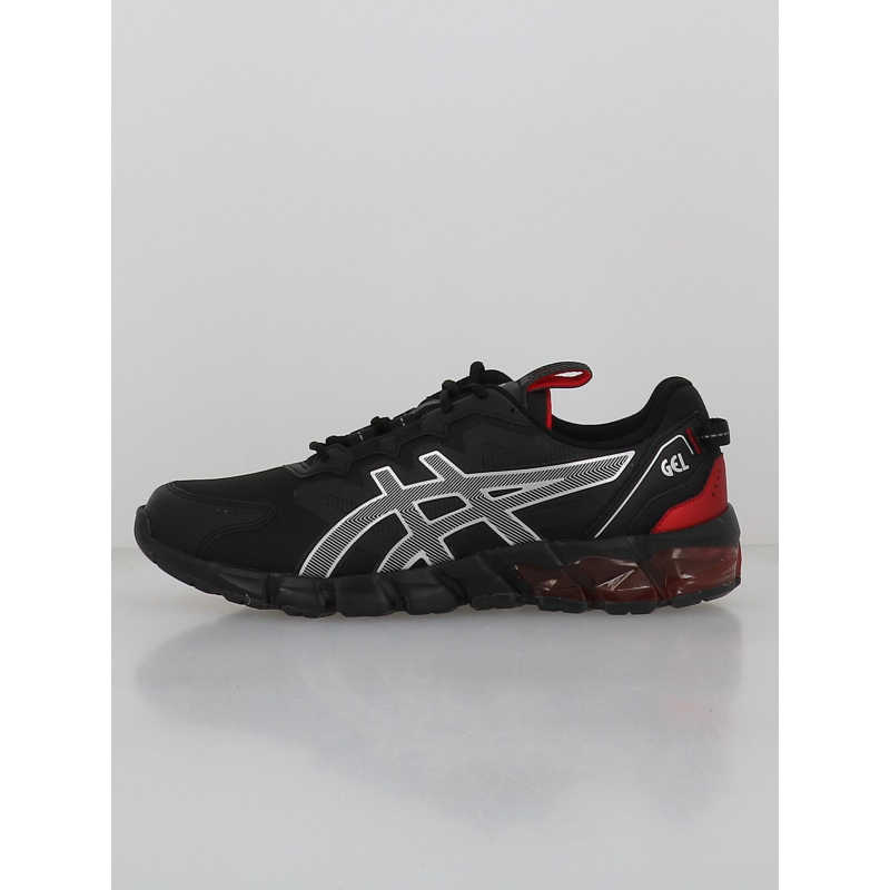 Baskets gel quantum 90 noir argent rouge homme - Asics