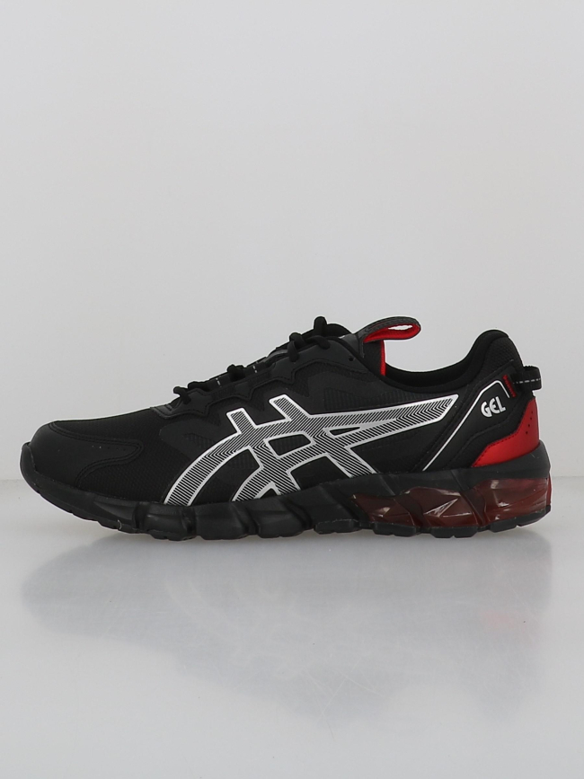 Baskets gel quantum 90 noir argent rouge homme - Asics