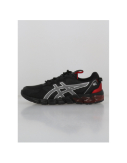 Baskets gel quantum 90 noir argent rouge homme - Asics