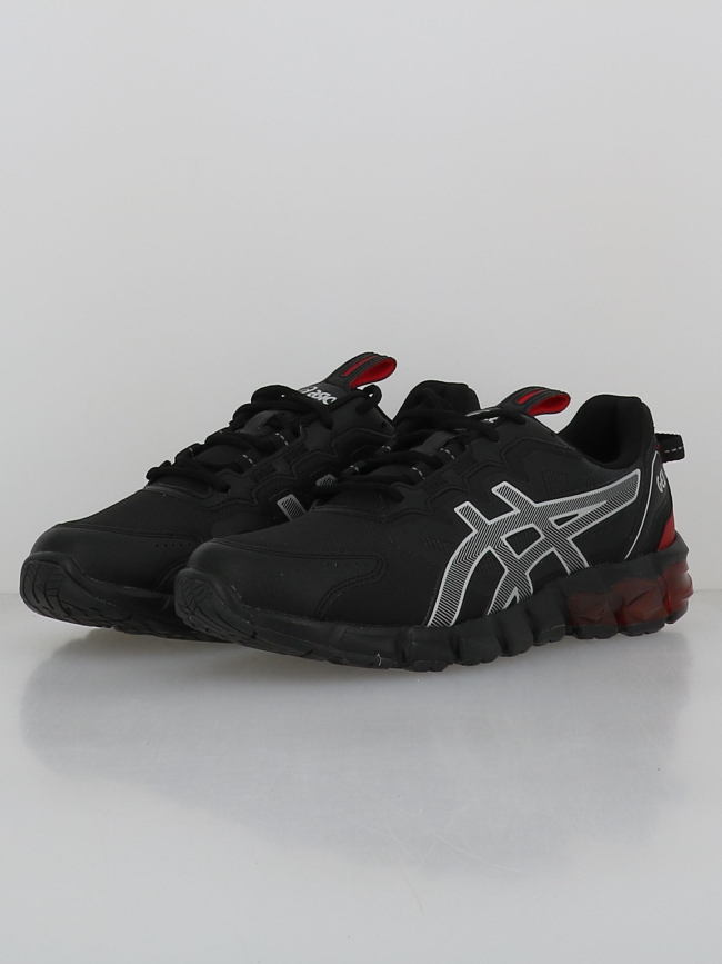 Baskets gel quantum 90 noir argent rouge homme - Asics