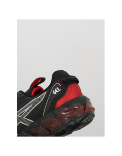 Baskets gel quantum 90 noir argent rouge homme - Asics