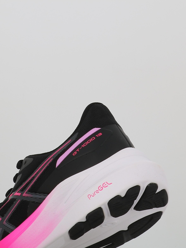 Chaussures de running GT-1000 13 noir rose femme - Asics