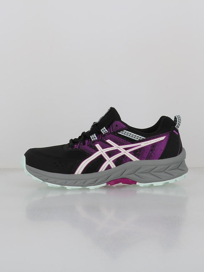 Chaussures de trail pre venture 9 gs noir violet enfant - Asics