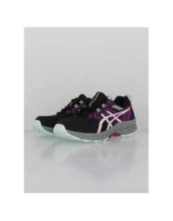 Chaussures de trail pre venture 9 gs noir violet enfant - Asics