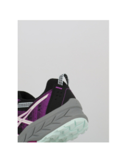 Chaussures de trail pre venture 9 gs noir violet enfant - Asics