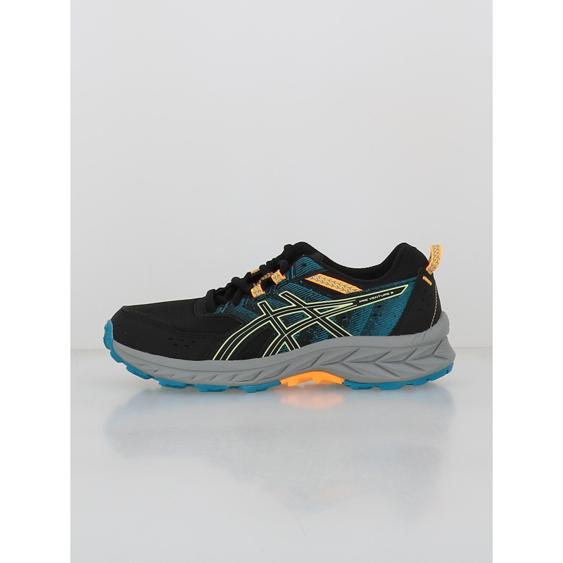 Chaussures de trail pre venture 9 gs noir bleu enfant - Asics