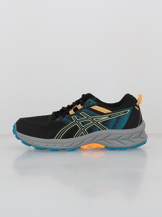 Chaussures de trail pre venture 9 gs noir bleu enfant - Asics