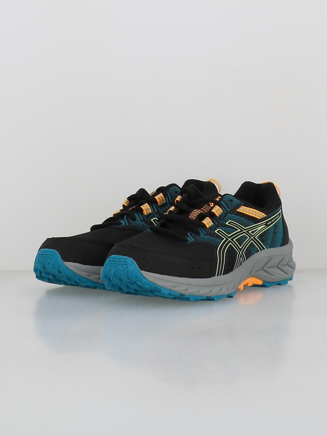 Chaussures de trail pre venture 9 gs noir bleu enfant - Asics