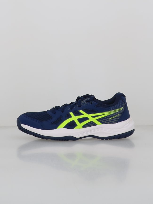 Chaussures de sport indoor upcourt 6 gs bleu enfant Asics wimod