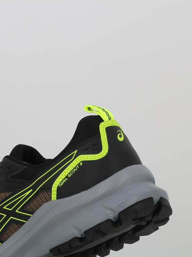 Chaussures de running trail scout 3 noir fluo homme - Asics