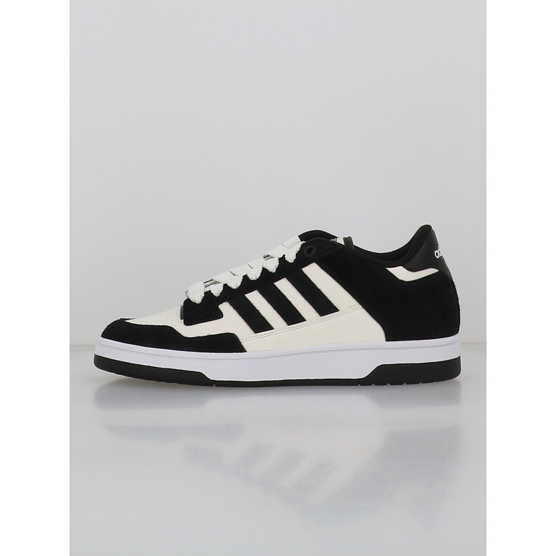 Baskets rapid court low blanc et noir homme - Adidas