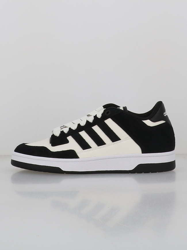 Baskets rapid court low blanc et noir homme - Adidas