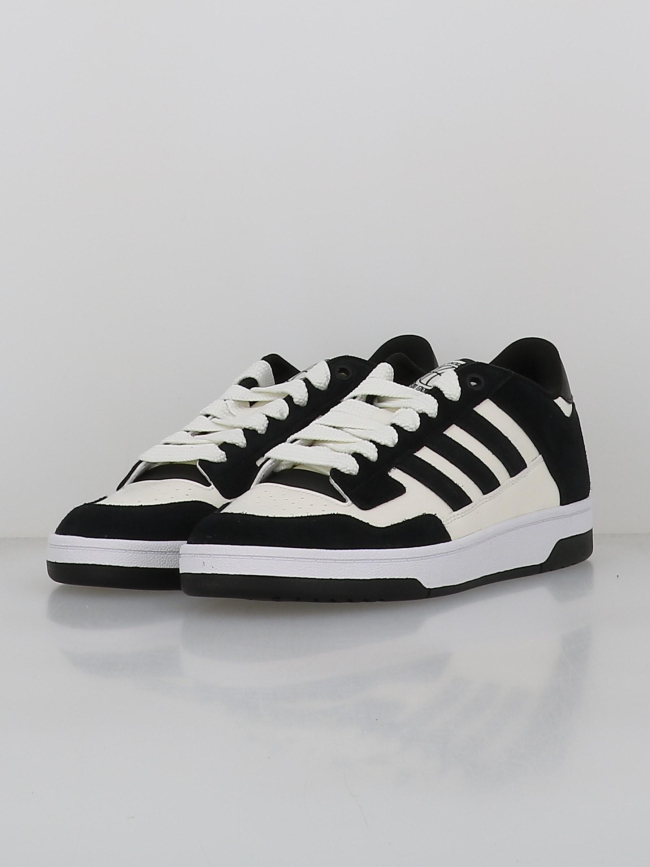 Baskets rapid court low blanc et noir homme - Adidas