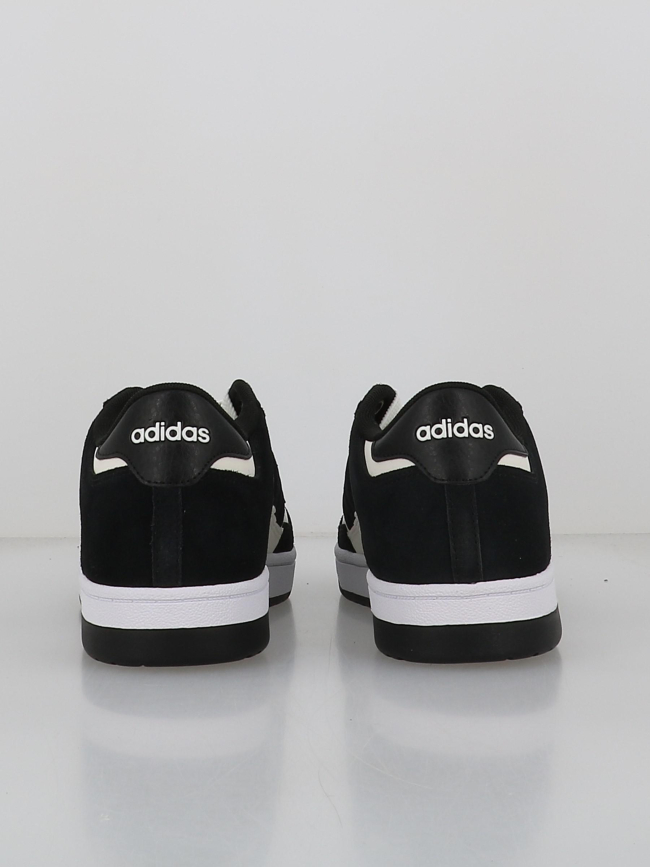 Baskets rapid court low blanc et noir homme - Adidas