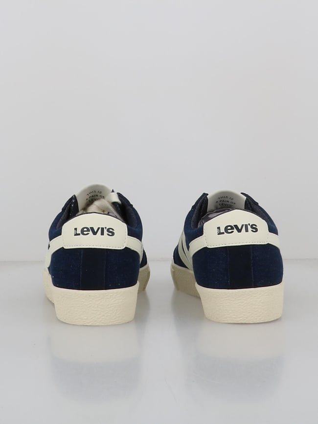 Baskets bi-matière bleu marine homme - Levi's