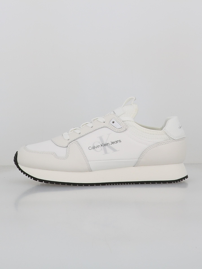 Baskets retro runner blanc homme - Calvin Klein Jeans