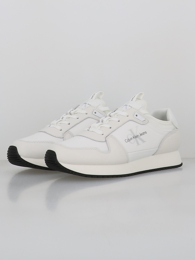 Baskets retro runner blanc homme - Calvin Klein Jeans