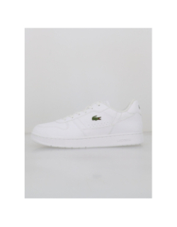 Baskets t-clip set uni blanc homme - Lacoste